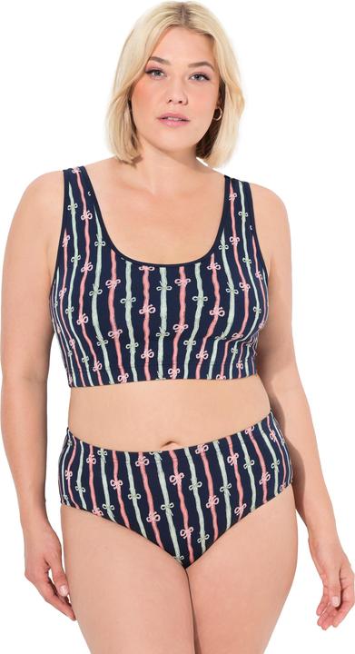 Actual product image Ulla Popken 2 Pack of Bralettes- Bow Print (pack of 2, 44 A, 42 A)