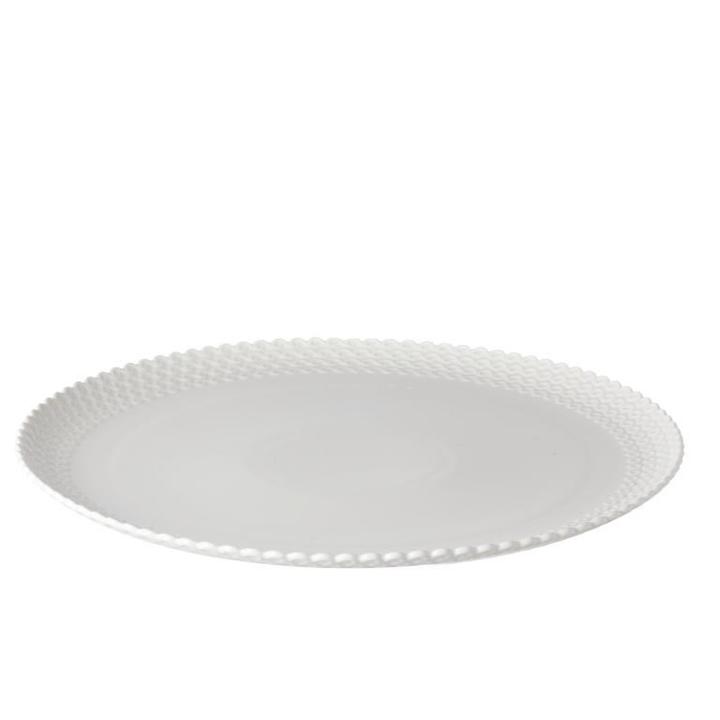 La Porcellana Bianca Momenti Grosse Tortenplatte - Weiss 34 cm