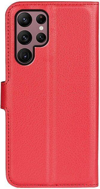 Produktbild MU Classic Litchi Leder Bookcover Series (Samsung Galaxy S23 Ultra)