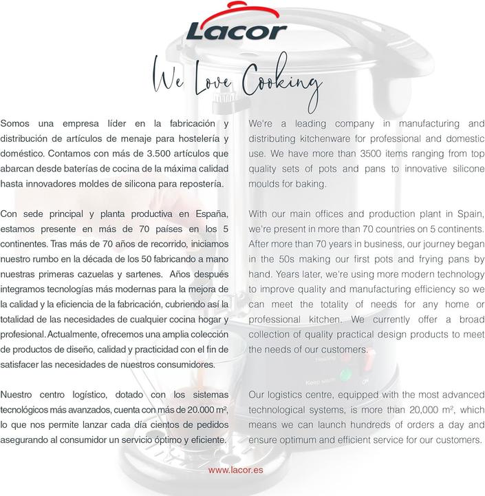 Produktbild Lacor Professionelle Kaffeemaschine mit Filter