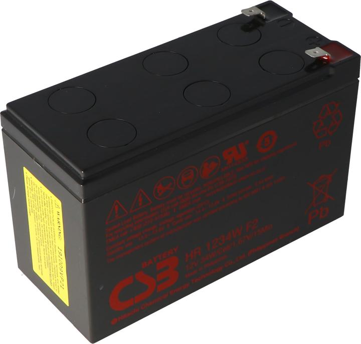 CSB HR1234WF2 12 Volt AGM Bleiakku 2,8Ah - 34Wh, 151x65x100mm Faston 6,3mm Hochstromfest (12V)