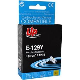 Print, Cartucce, UPrint kompatibel Ink mit C13T12944010, T1294, E-129Y, yellow, 10ml