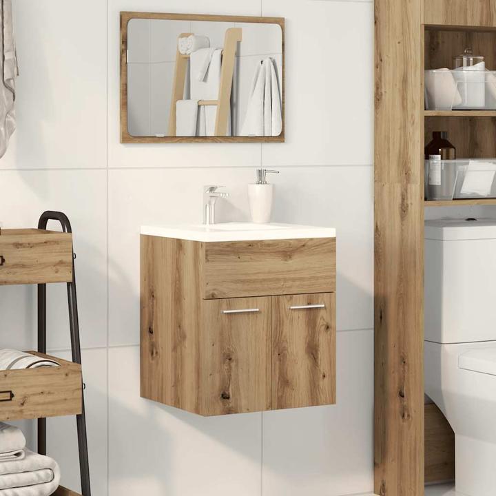 Immagine prodotto VidaXL Mobile lavabo Artisan in rovere 41x38,5x46 Materiale in legno