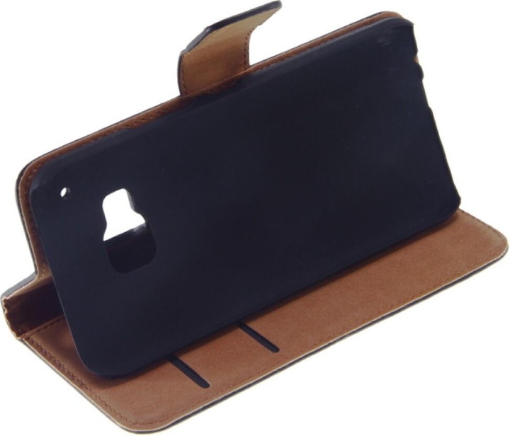 Produktbild OEM Slim Leather Book Case for HTC M9 - black 4250710561445 (HTC One M9, HTC One M9s)