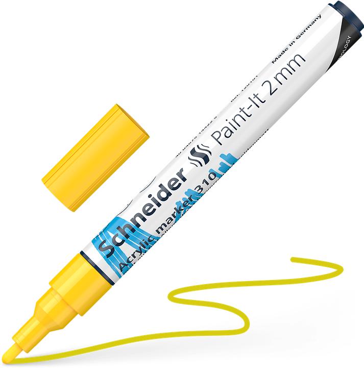 Image du produit Schneider Marqueur acrylique Paint-It 310 2mm jaune (1 x)