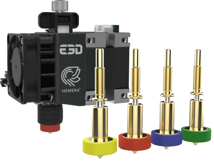 Produktbild E3D Online E3D Revo Hemera XS 1.75MM 24V inkl. Düsenset