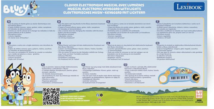 Productafbeelding Bluey – Electronic Keyboard with Lights (89030)
