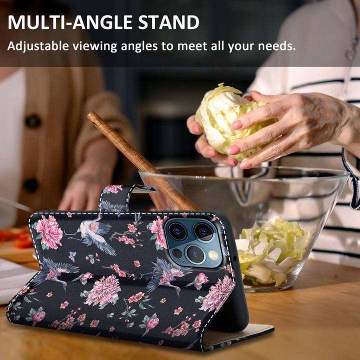 Actual product image Cadorabo Book cover with print (Apple iPhone 13 Pro Max)