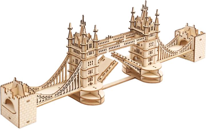 Produktbild Robotime Holzmodellpuzzle 3D Tower Bridge (113 Teile)