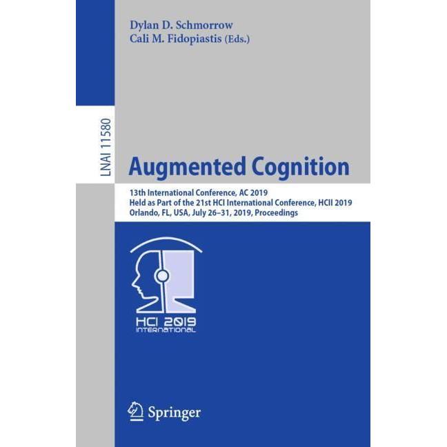 Augmented Cognition, Fachbücher von Cali M. Fidopiastis, Dylan D. Schmorrow