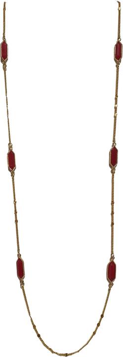 Produktbild L'Officiel Collana catena oro cristalli rossi