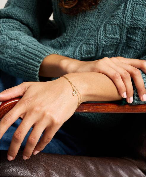 Produktbild Michael Kors Fossil Sutton Armband Horseshoe Multi Strand (19 cm, Vergoldeter Edelstahl)