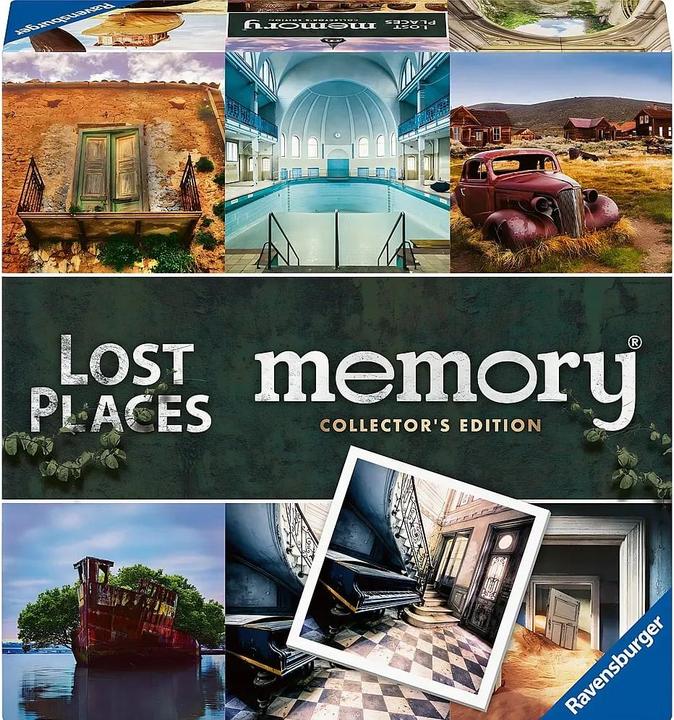 Actual product image Ravensburger 23499 Collector's memory® Lost Places - The world-famous memory game for 2 to 8 players.