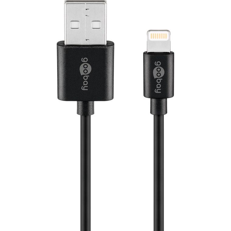Goobay cavo Lightning (2 m, USB 2.0), Cavo USB