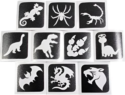 Produktbild Grimas Glitter-Tattoo Set Dinosaurier