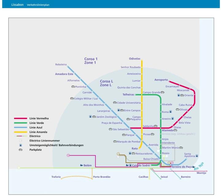 Actual product image Lisbon travel guide (German, Renate Nöldeke, 2020)
