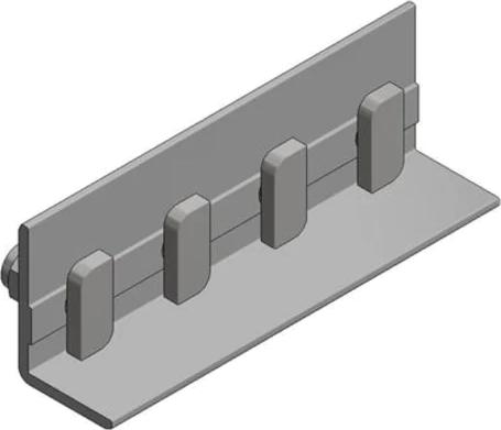 Actual product image Van der Valk Solar Systems 724863 Aluminium coupling piece for Side++ profile (Solar system mounting material)