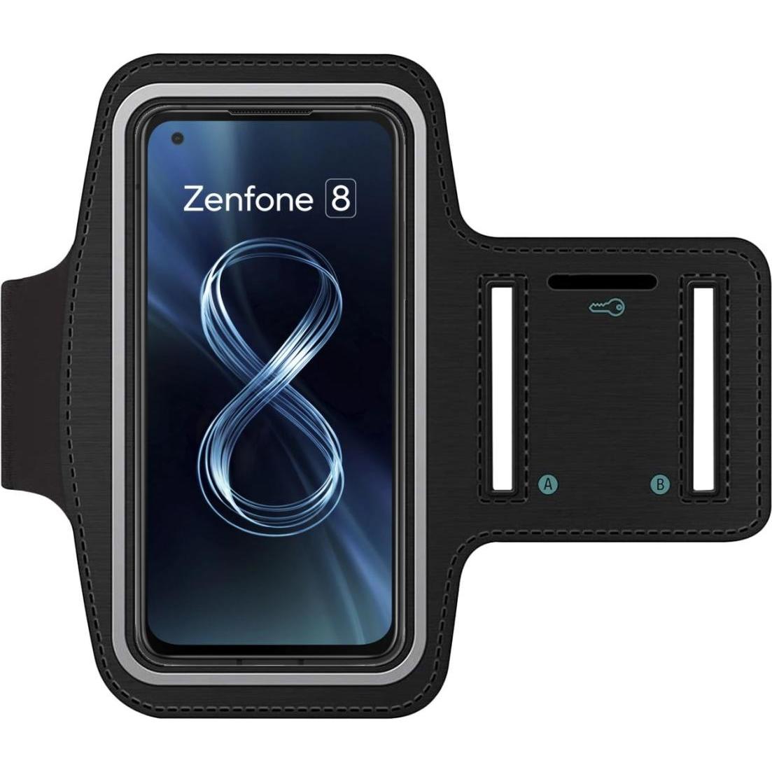 Thumbnail - SmartFitness Asus Zenfone 8 Handy Sport Armband, Smartphone Sportarmband, Schwarz