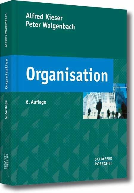 Produktbild Organisation (Deutsch, Peter Walgenbach, 2010)