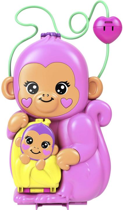 Immagine prodotto Polly Pocket Set da gioco scimmia mamma e bambino