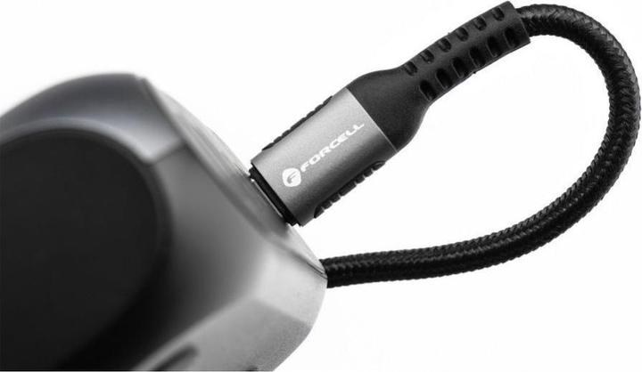 Produktbild Forcell Cable F-ENERGY C263 cable Type C to Type C QC4.0 PD 5A 240W Cafule 0,5 m black (0.50 m, 240 W)