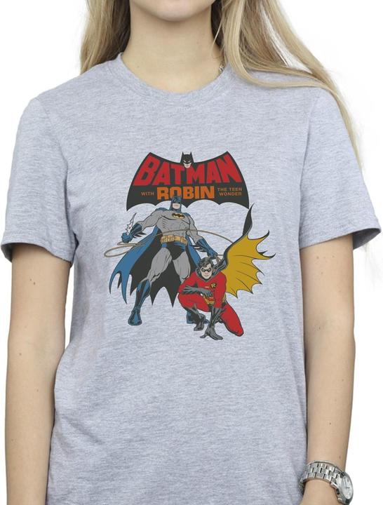 Produktbild Batman und Robin Baumwolle Boyfriend TShirt (XL)