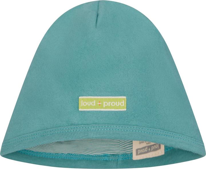 Actual product image loud + proud Babys & Kinder Wendemütze aus Baumwoll-Fleece (62/68)