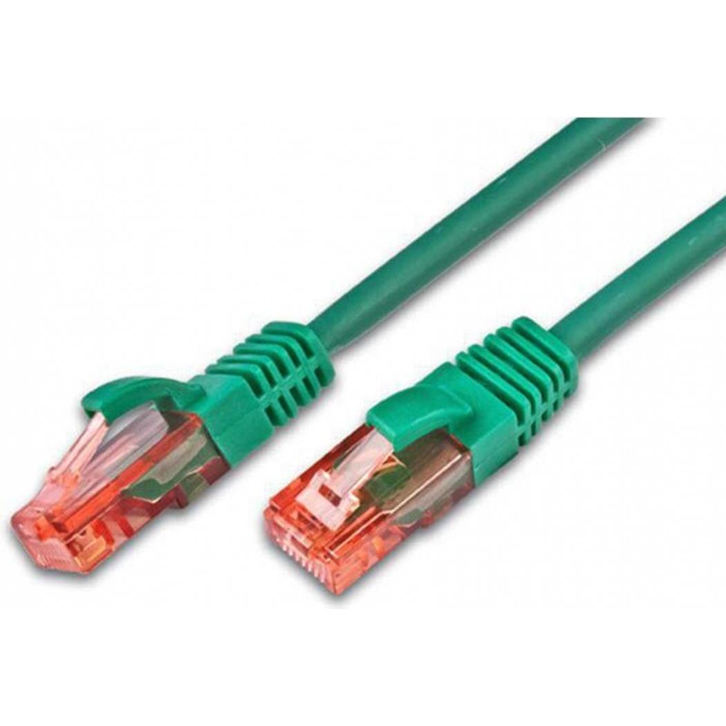 Wirewin Patchkabel: UTP 7m grün (U/UTP, CAT6, 7 m), Netzwerkkabel