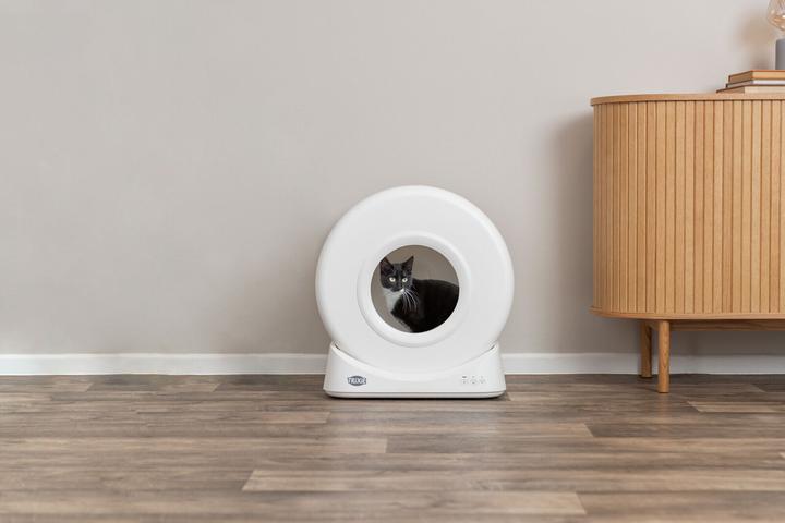 Actual product image Trixie Smarte Katzentoilette, Weiss (Self-cleaning litter tray)