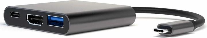 4smarts 3in1 Hub mit DeX-Funktion spacegrau (USB-C, 2 Ports)