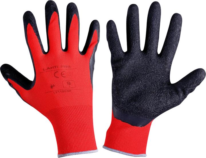 Lahti Pro Gants en latex noir rouge l211209p, 12 paires, "9", ce, lahti (9)
