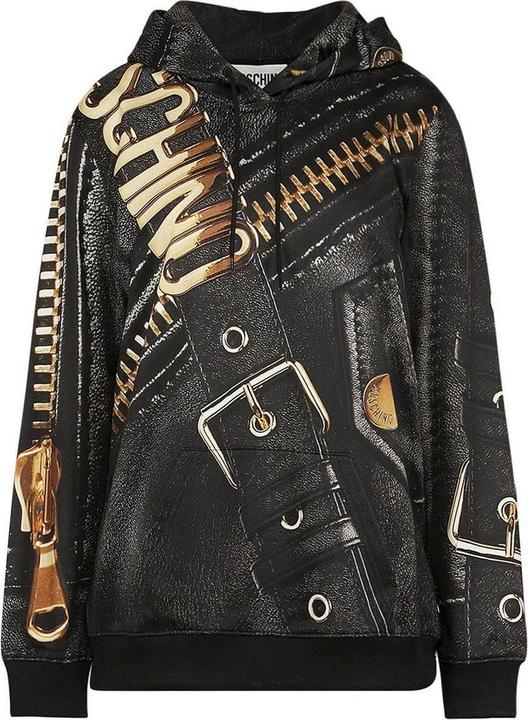 Produktbild Moschino Marco Biker Hooded Sweatshirt (36)
