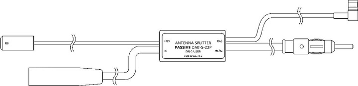 Actual product image Blaupunkt Radio Splitter Passive