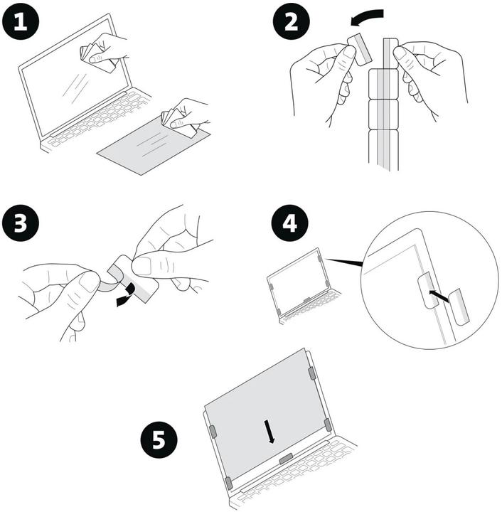 Actual product image Kensington Privacy filter -, removable for Curved screens 21:09 (21 : 9)