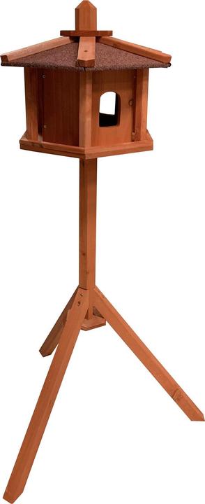 Toboli Vogelfutterhaus 110cm mit Dreifuss Vogelhaus Vogelhäuschen Futterhaus