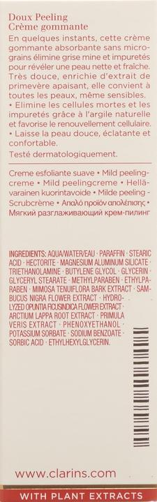 Actual product image Clarins Gentle peeling (Cleansing scrub, 50 ml)