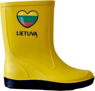 Actual product image Paliutis KIDS BOOTS 120PL SYMBOL YELLOW SIZE 31 (31)