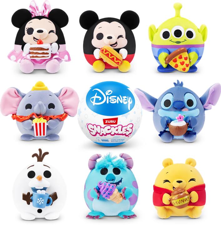 Produktbild Magni Plüsch Snackles Disney Serie 1 8fach sortiert