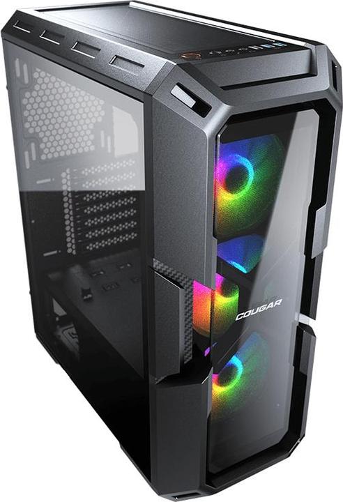 Produktbild Cougar Boitier Moyen Tour ATX MX440-G RGB avec panneaux vitrés (Noir) (ATX, mATX, Mini-ITX)