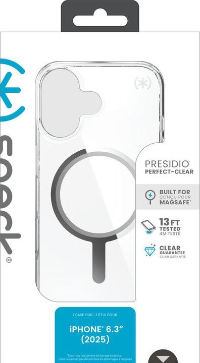 Produktbild speck Presidio Perfect Clear + MS Apple iPhone 17 Clear - with Microban (Apple iPhone 17)