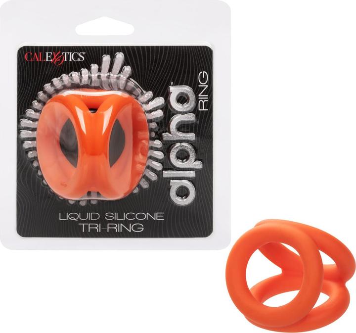 Image du produit CalExotics Alpha™ Tri-anneau en silicone liquide (3.75 cm)