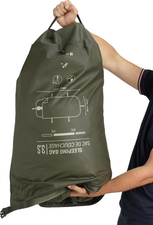 Actual product image Caperlan Sleeping bag 3 Seasons Polyester (220 cm)
