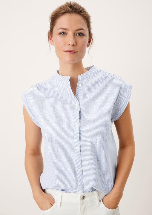 Immagine prodotto s.Oliver Bluse Gestreifte Kurzarmbluse (L)