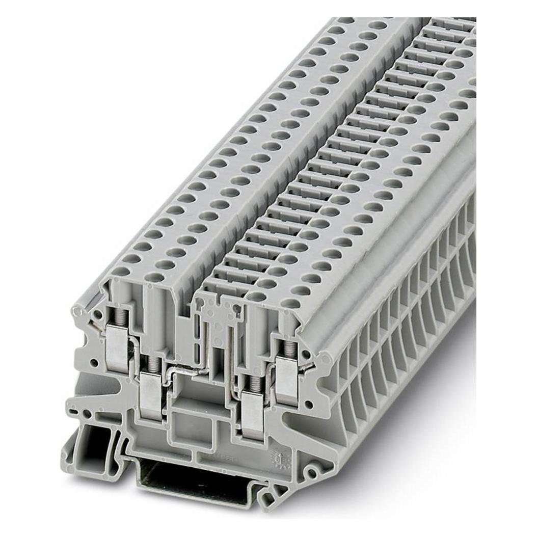Phoenix Contact Grigio Morsetto Passante Ut 4-Quattro-Tg 50 Pz., Cavo + Spina Elettrica,