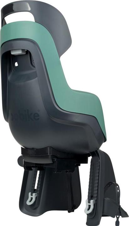 Actual product image bobike Maxi Go RS bicycle seat â € “With sleeping mode â €“ Luggage carrier - Peppermint (Luggage carrier (rear), Seat tube)