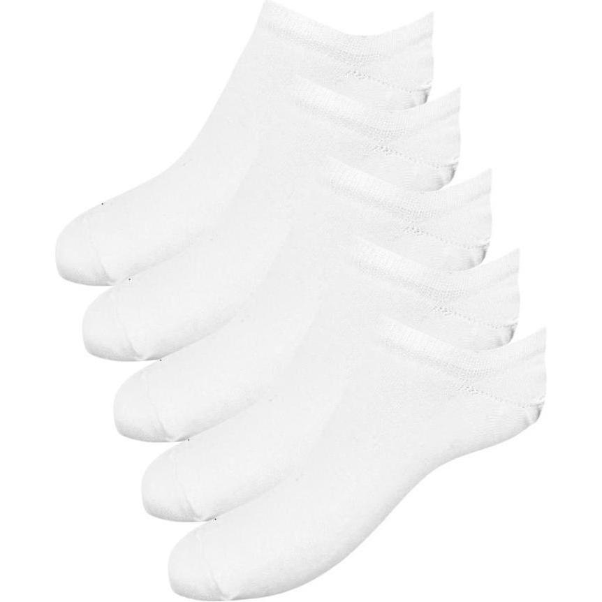 JTI, Socken, Söckchen aus Baumwolle - weiss - 5er-Pack - Gr. 41-45, Weiss, (5er Pack, 41 - 45)