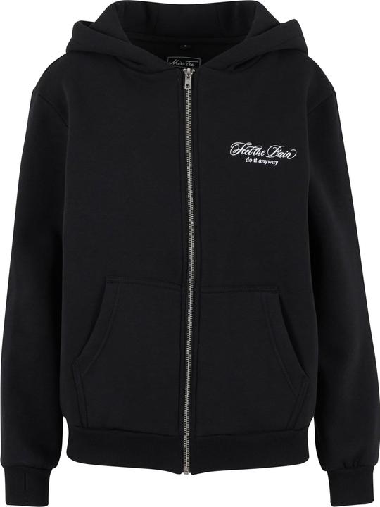 Actual product image Miss Tee Feel The Pain Ladies Fluffy Zip Hoody - 185287 (XL)