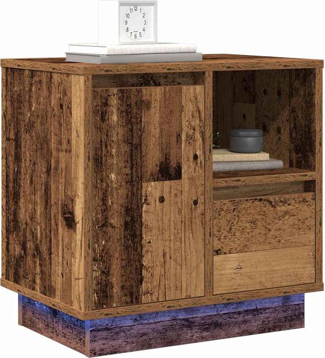 Actual product image vidaXL Bedside table (50 x 34.5 x 50 cm)