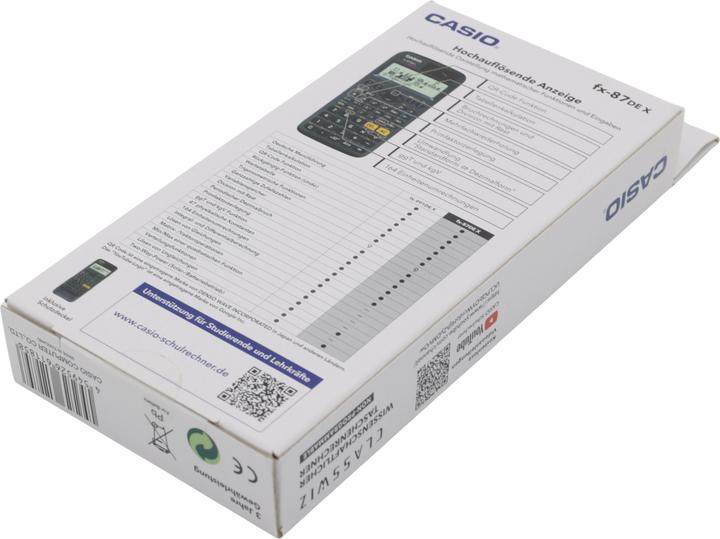 Actual product image Casio FX-87EN X (Solar cells, Batteries)