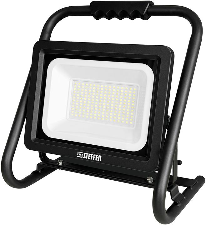 Steffen WORKLIGHT LED Strahler 100W mit Traggriff 5m Kabel (16000 lm)